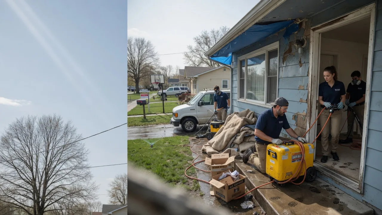 Basement Flood Cleanup in Kenefic, OK near me